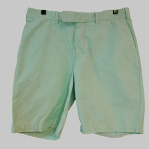 Polo Ralph Lauren Men's Golf Chino Shorts Sz 34, 10" length Green 100% Cotton